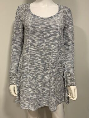 Anthropologie Saturday Sunday Mercer  Knit Sweater Swing Tunic Dress Womens SM